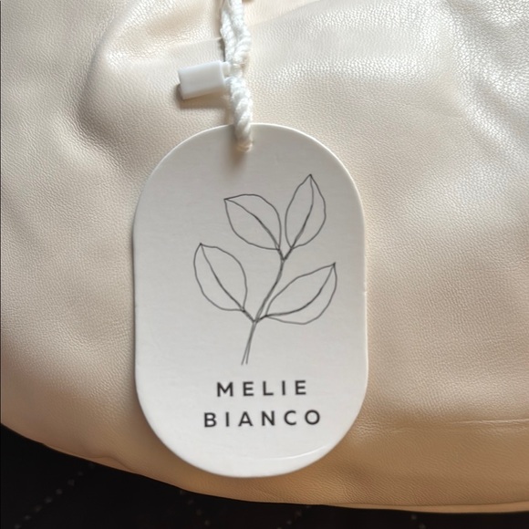 Melie Bianco Elegant Cream Hobo Bag - Picture 2 of 2